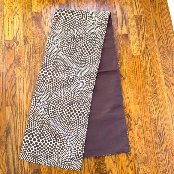 Brown & Beige Table Runner, 72” x 13” - Picture 1 of 2